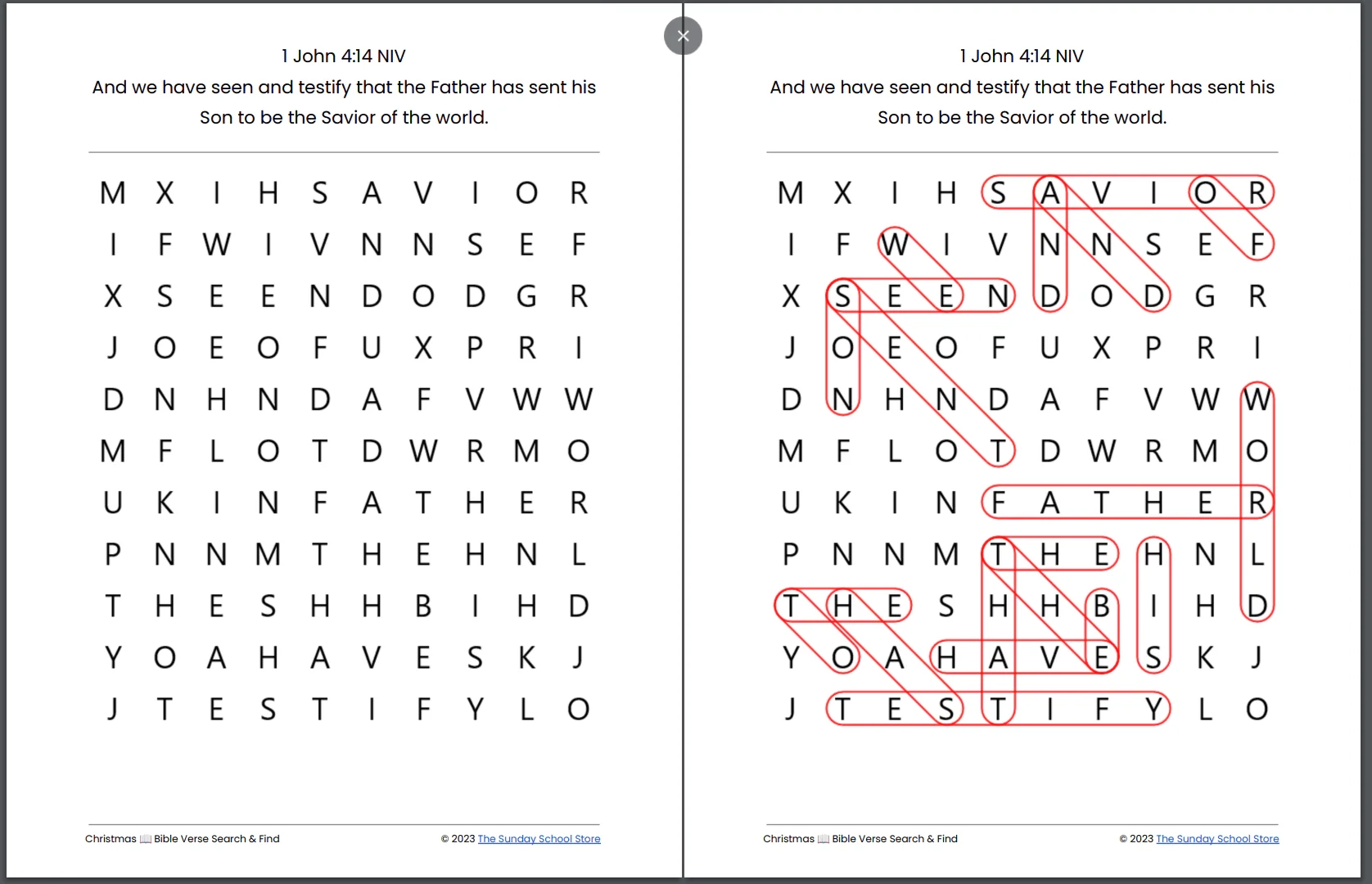 Free Printable Religious Christmas Puzzles