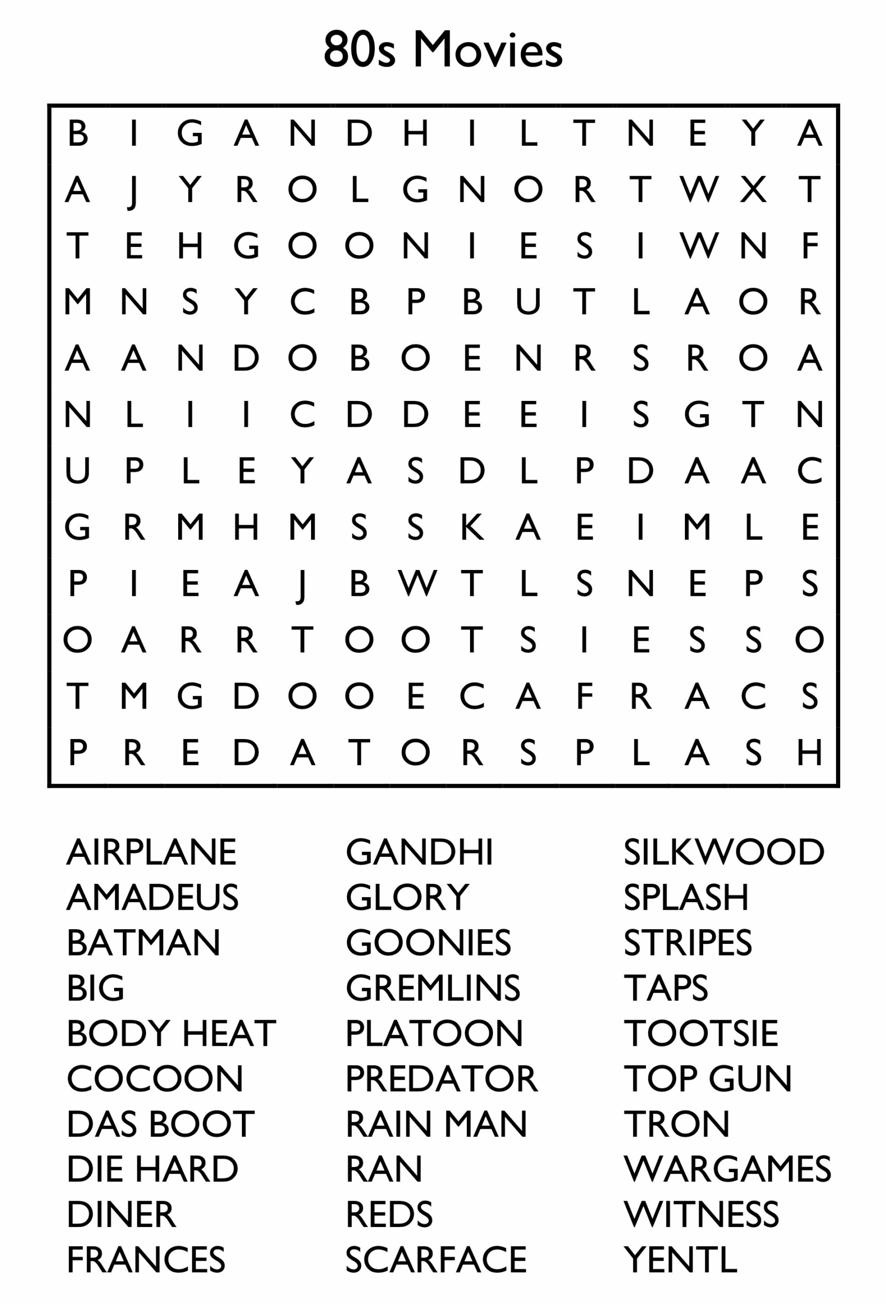 Word Puzzles Printable Pdf