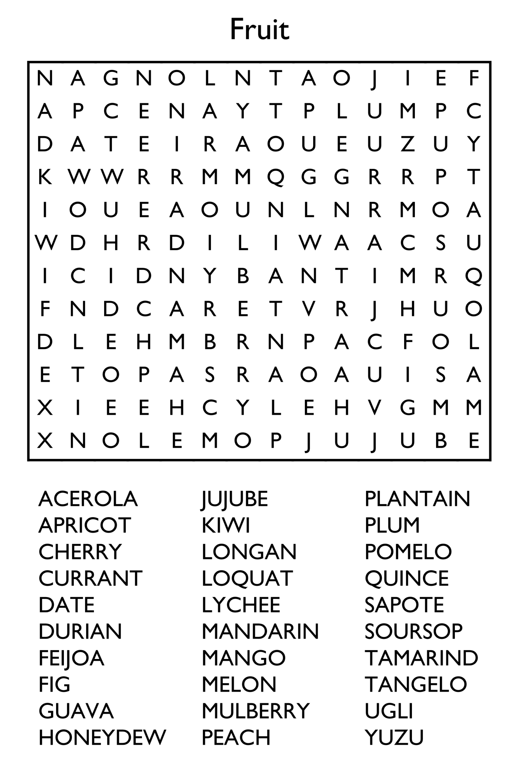 Puzzles For Seniors Printable
