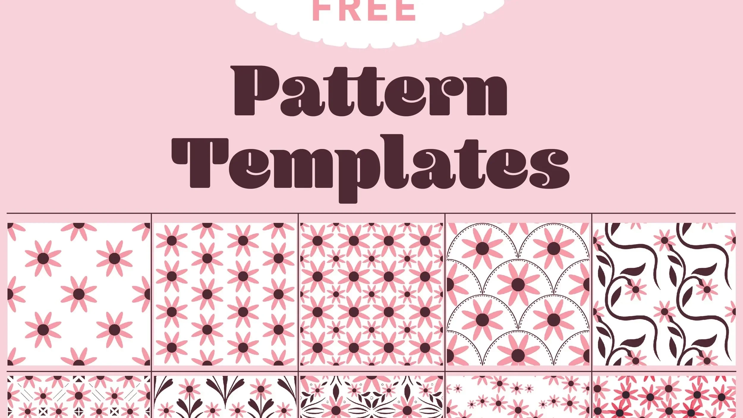 10 Free Surface Pattern Design Templates For Procreate Molly Marie Pea