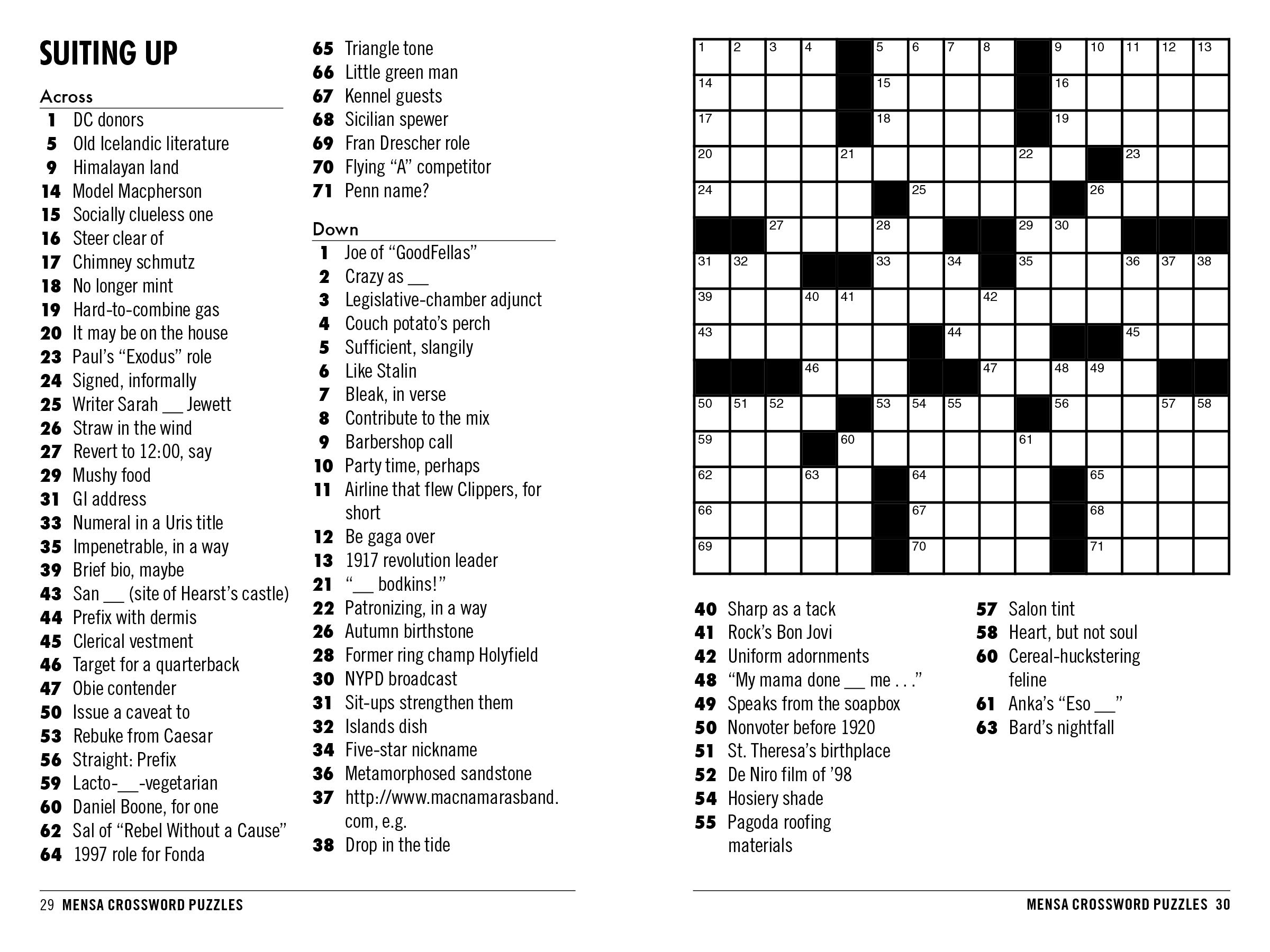 10 Minute Crossword Puzzles A2Z Science amp Learning Toy Store