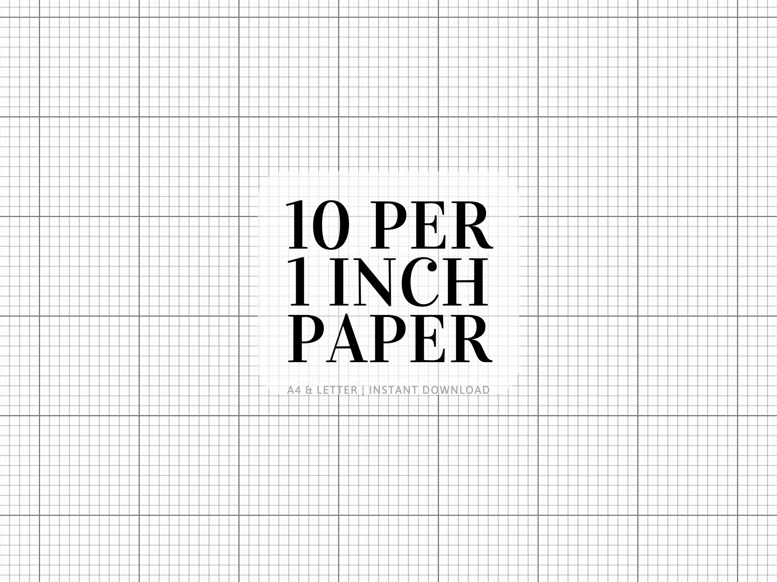 10 Quadrate Pro Zoll Millimeterpapier Druckbar 10x10 