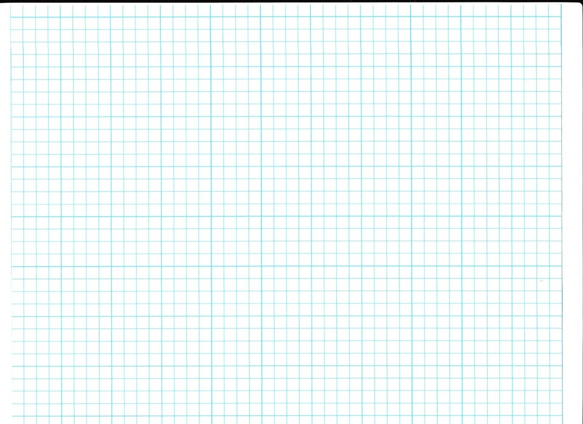 Graph Paper 1/4 Inch