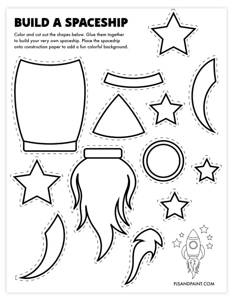 101 Free Printable Build Your Own Crafts Pjs And Paint