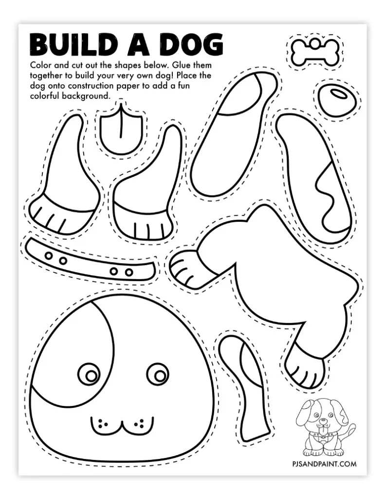 101 Free Printable Build Your Own Crafts Pjs And Paint