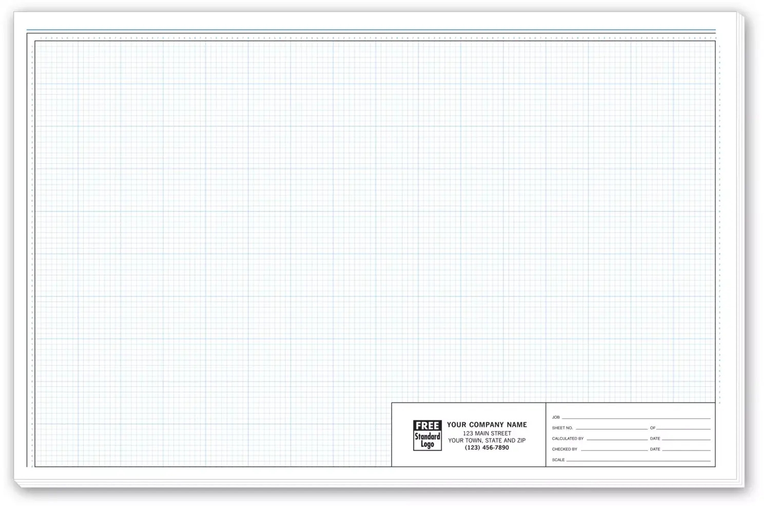 Graph Paper 1/8 Inch