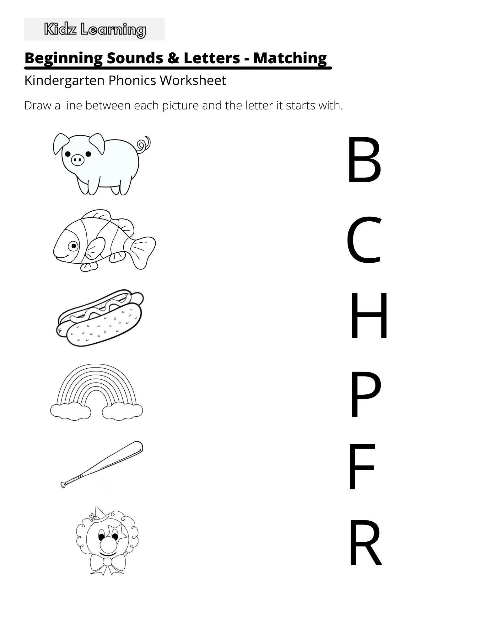 Phonics Printable Worksheets