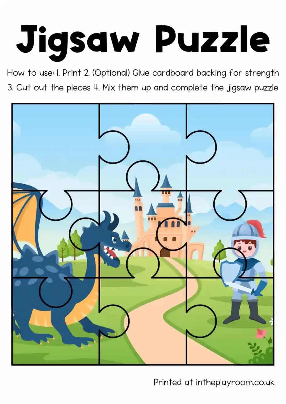 Puzzles For Kindergarten Printable