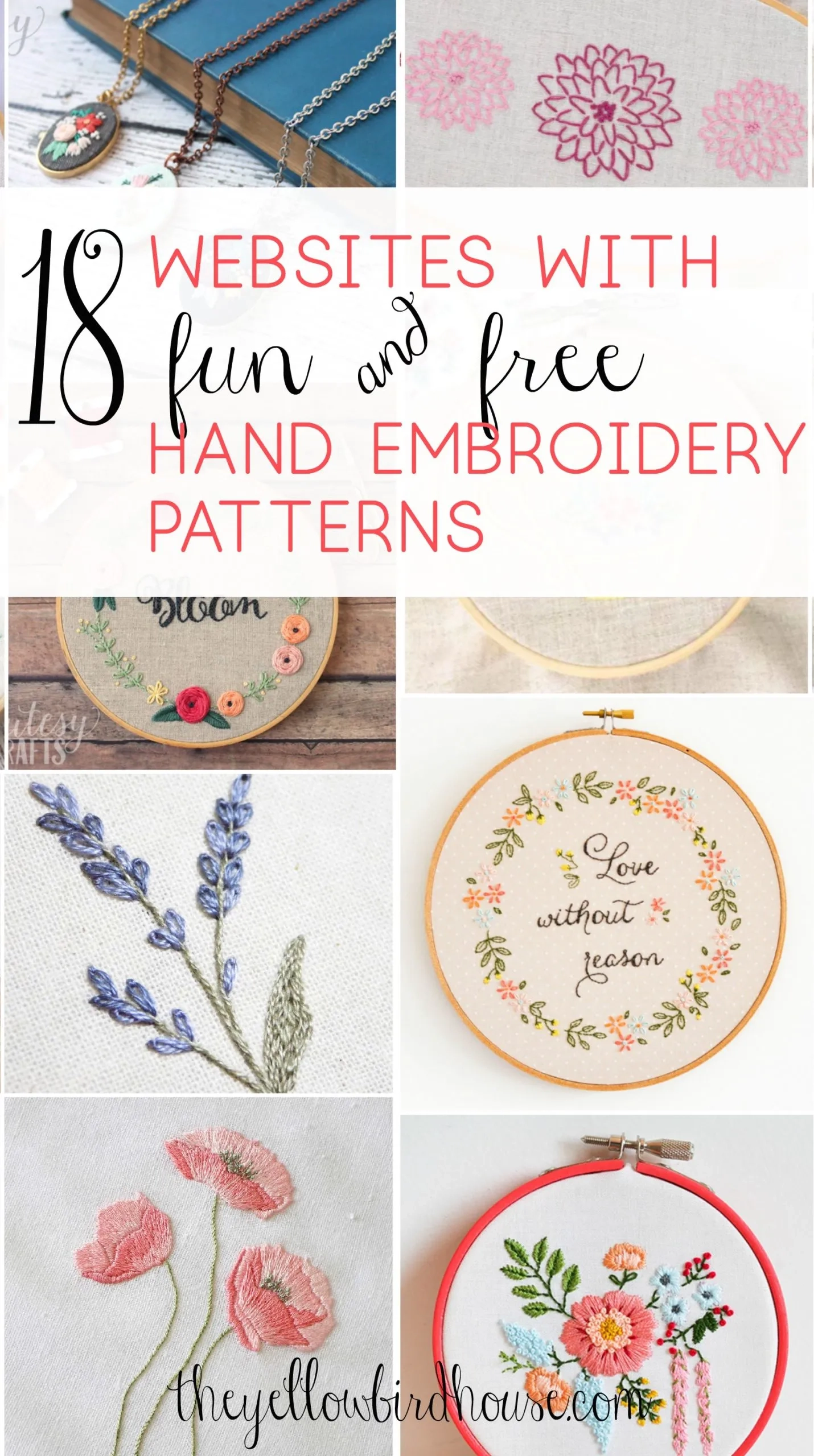Free Hand Embroidery Designs Printable