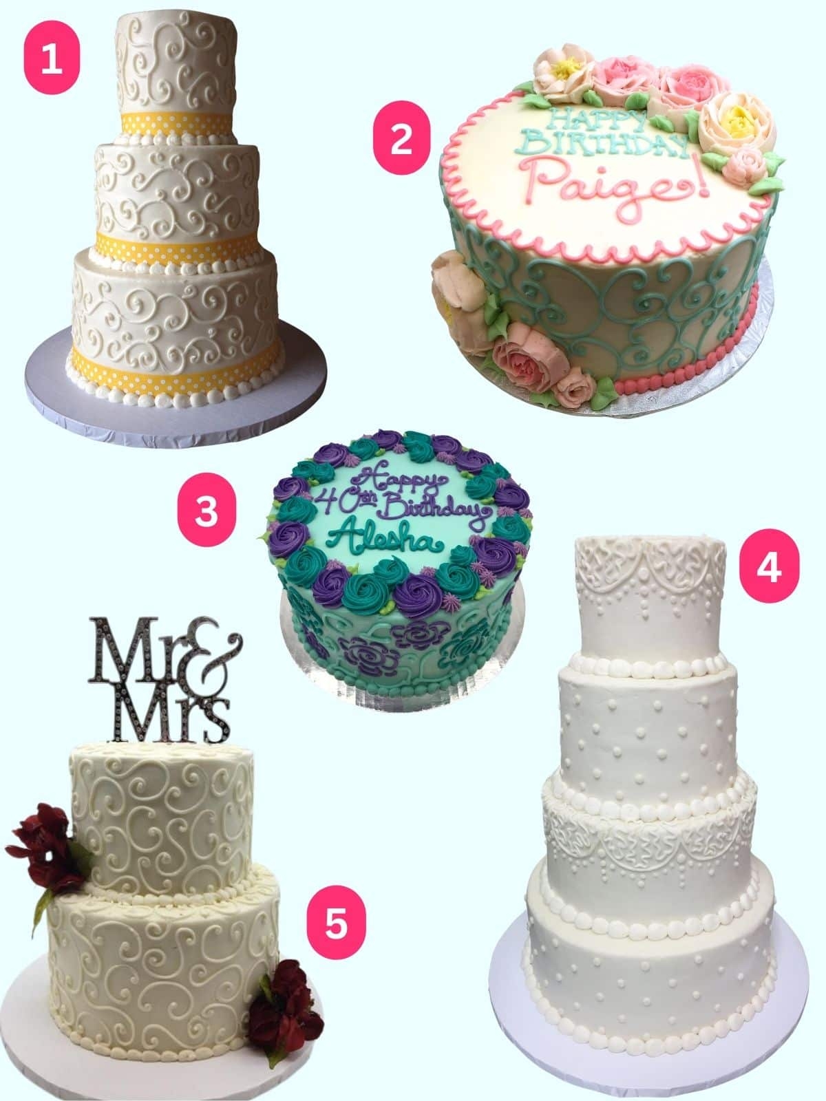Printable Round Cake Designs Pattern