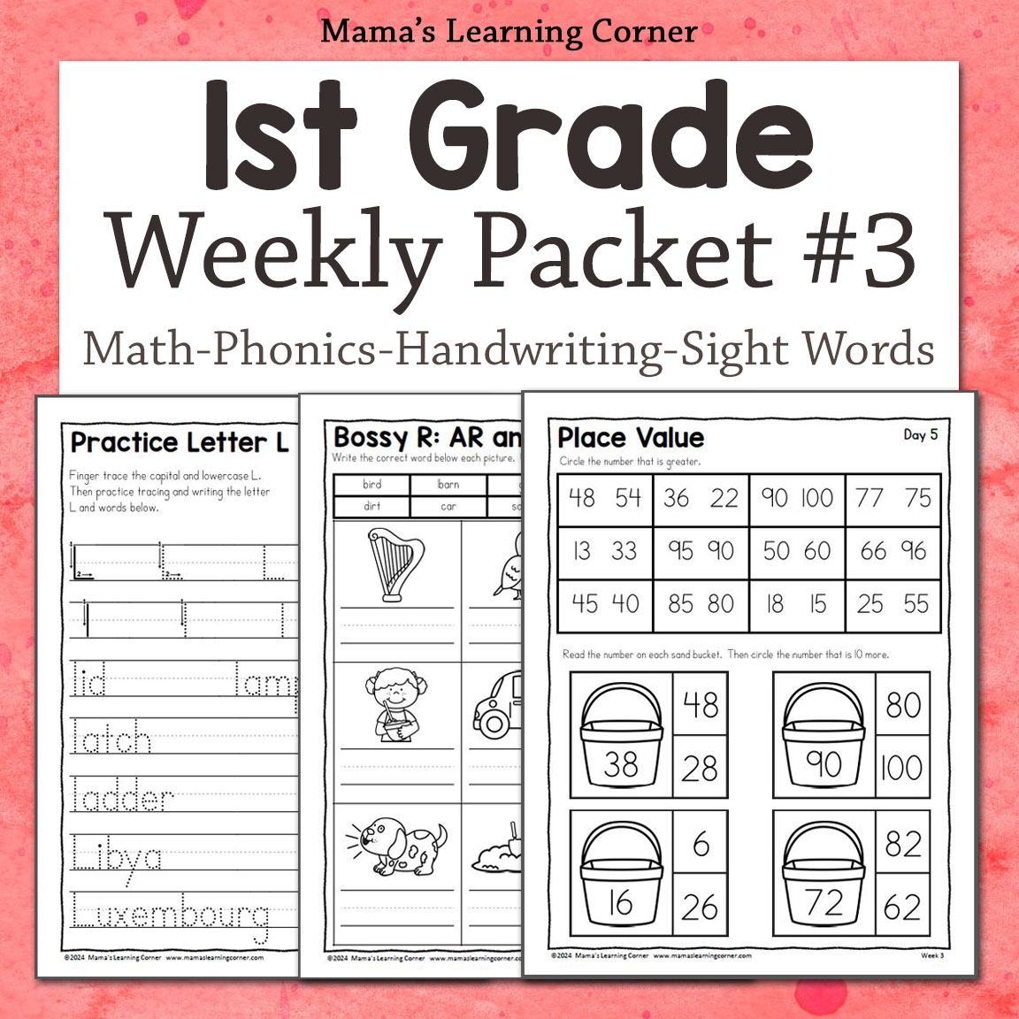 First Grade Worksheets Free Printable