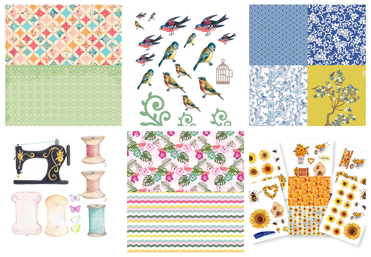 Free Printable Scrapbook Paper Designs