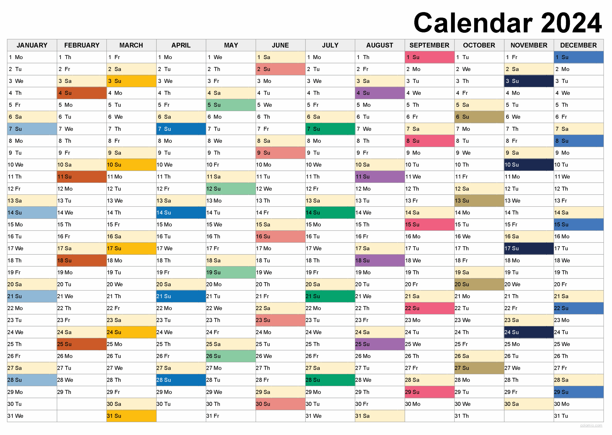 Design My Own Printable Calendar For 2024