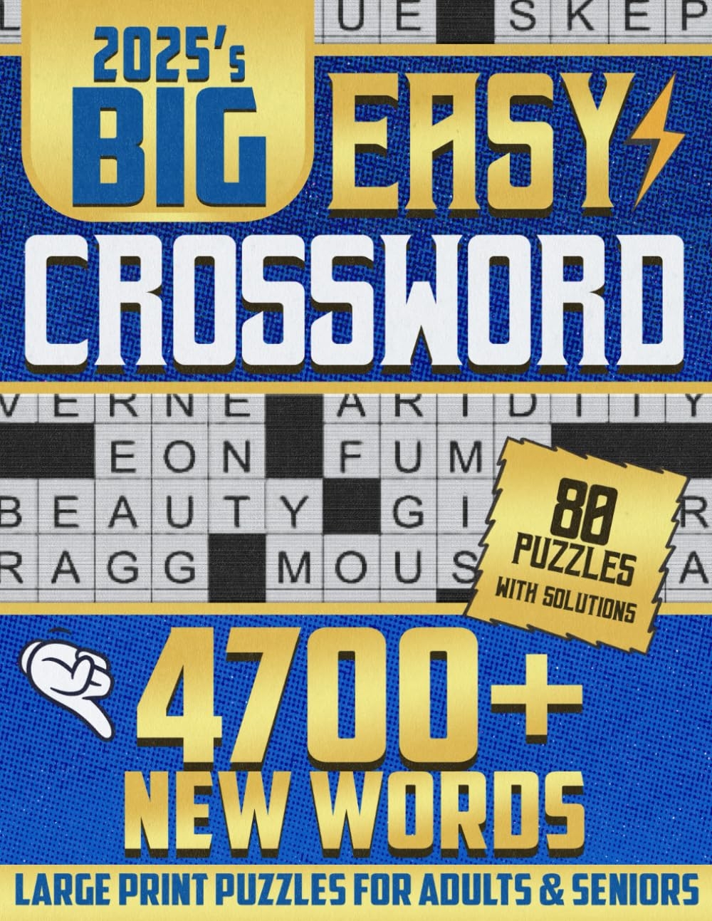 2025 Free Printable Crossword Puzzles