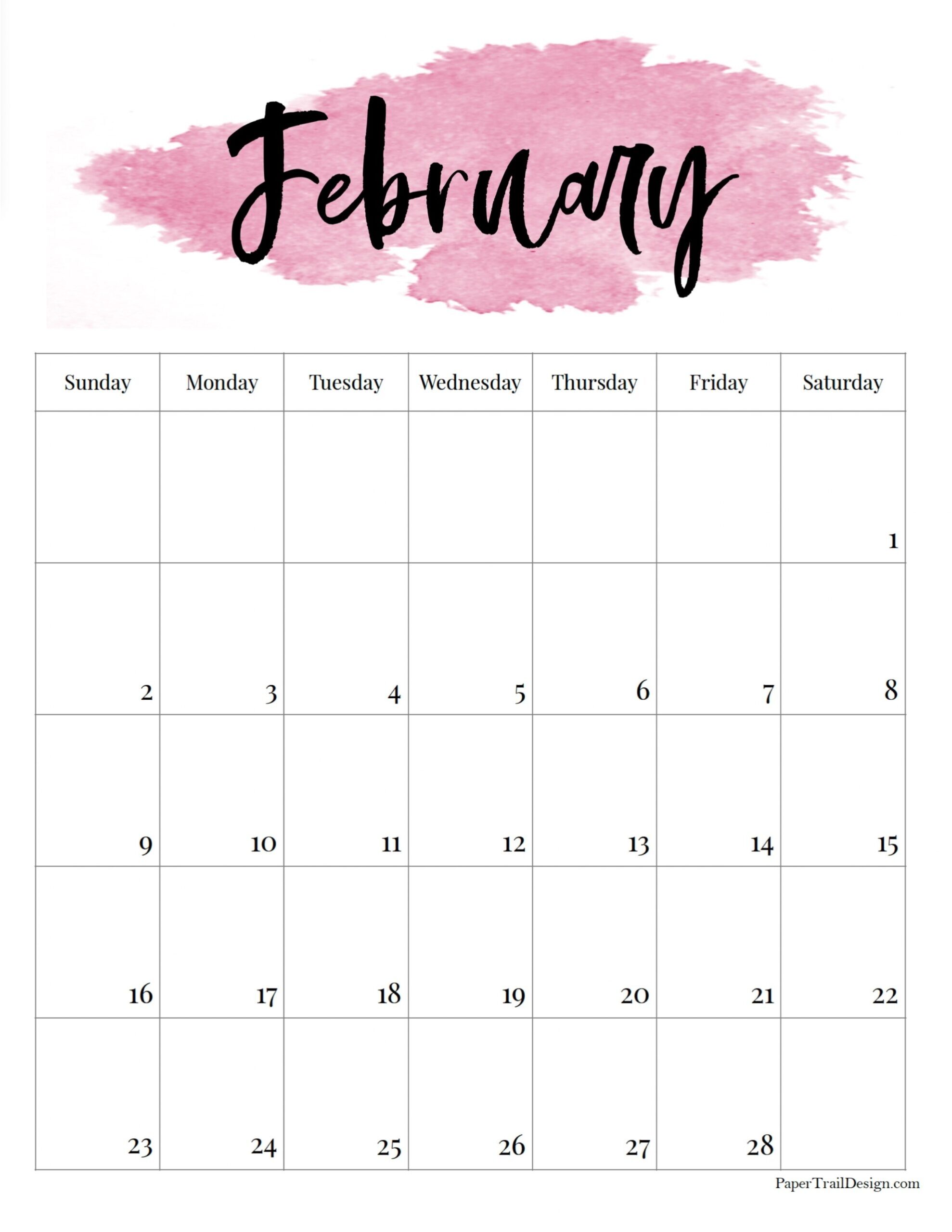 All Free Printable Calendar 2025 Paper Trail Design