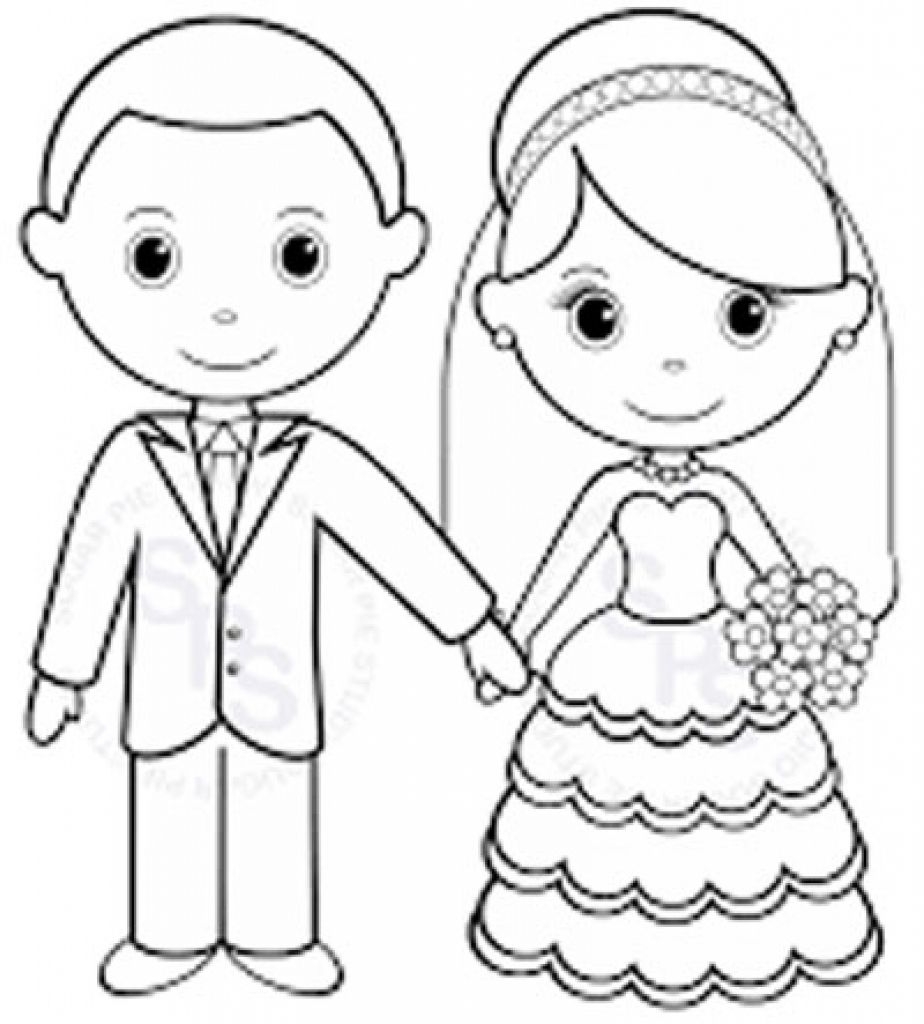 Marriage Coloring Designs Printable
