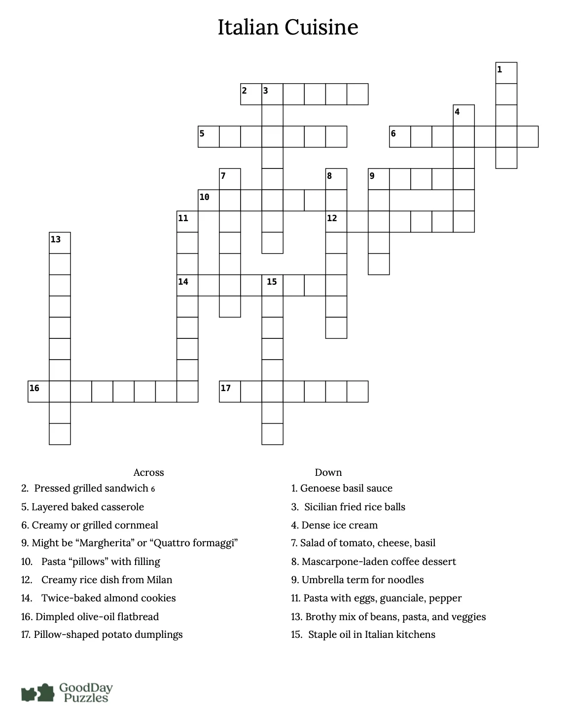 Monday Crossword Puzzles Printable
