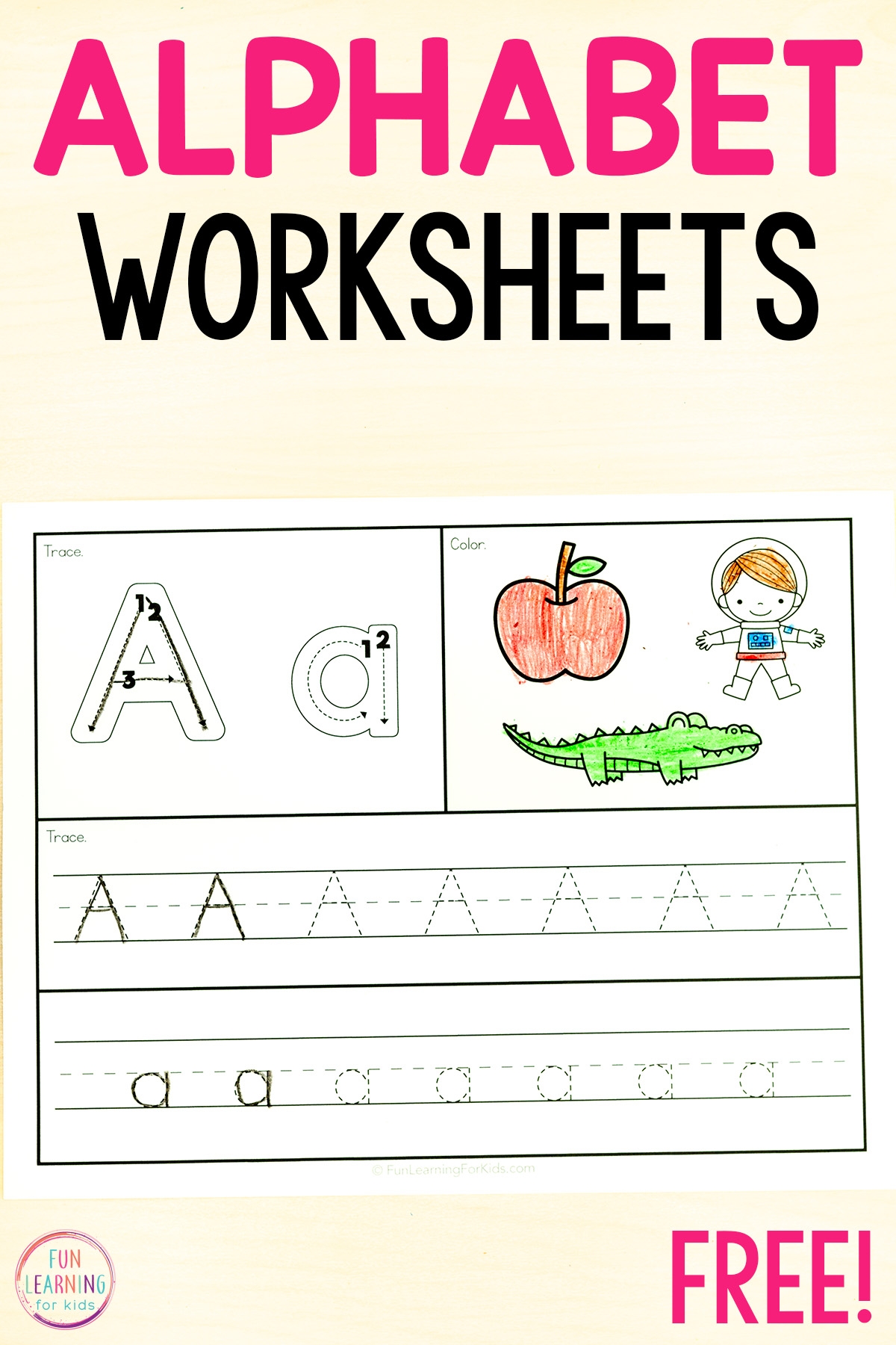 Free Printable Tracing Letter A Worksheets