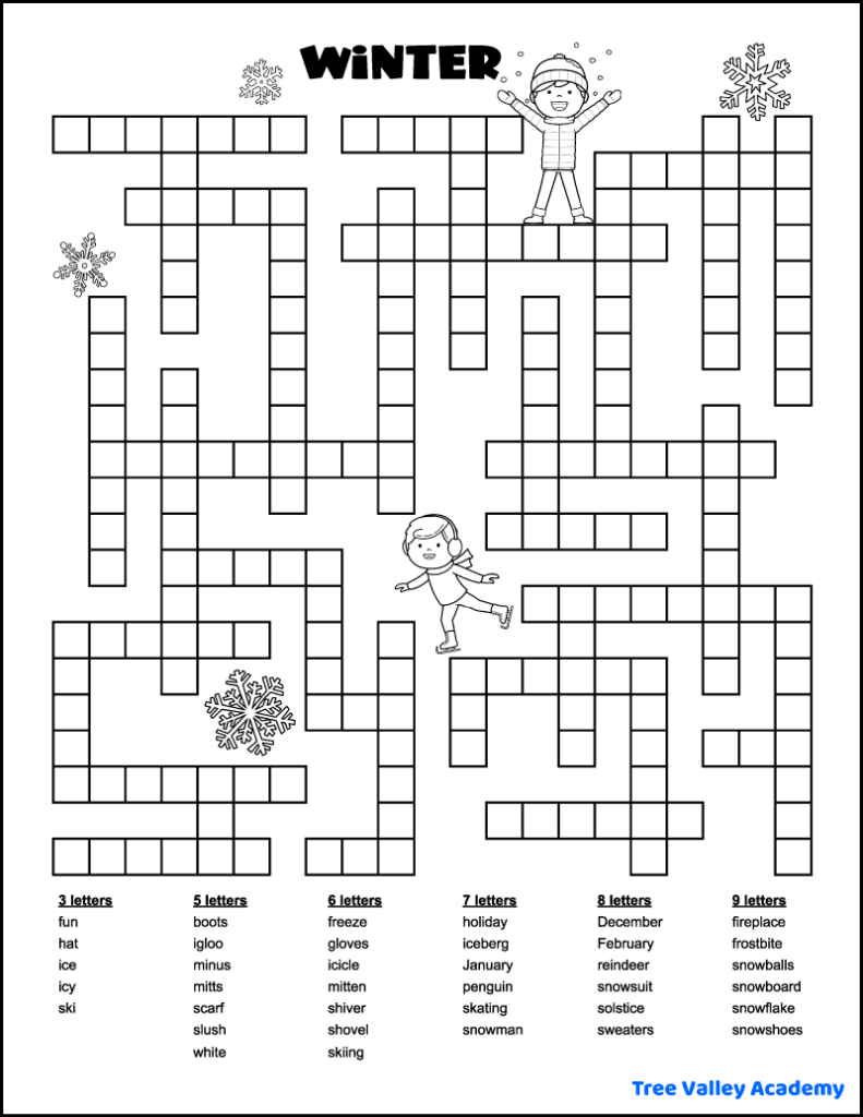 Word Games Puzzles Printable