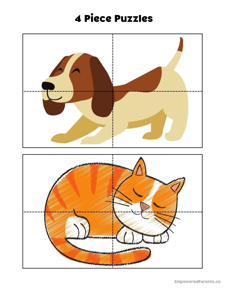 Printable Puzzles For Preschoolers