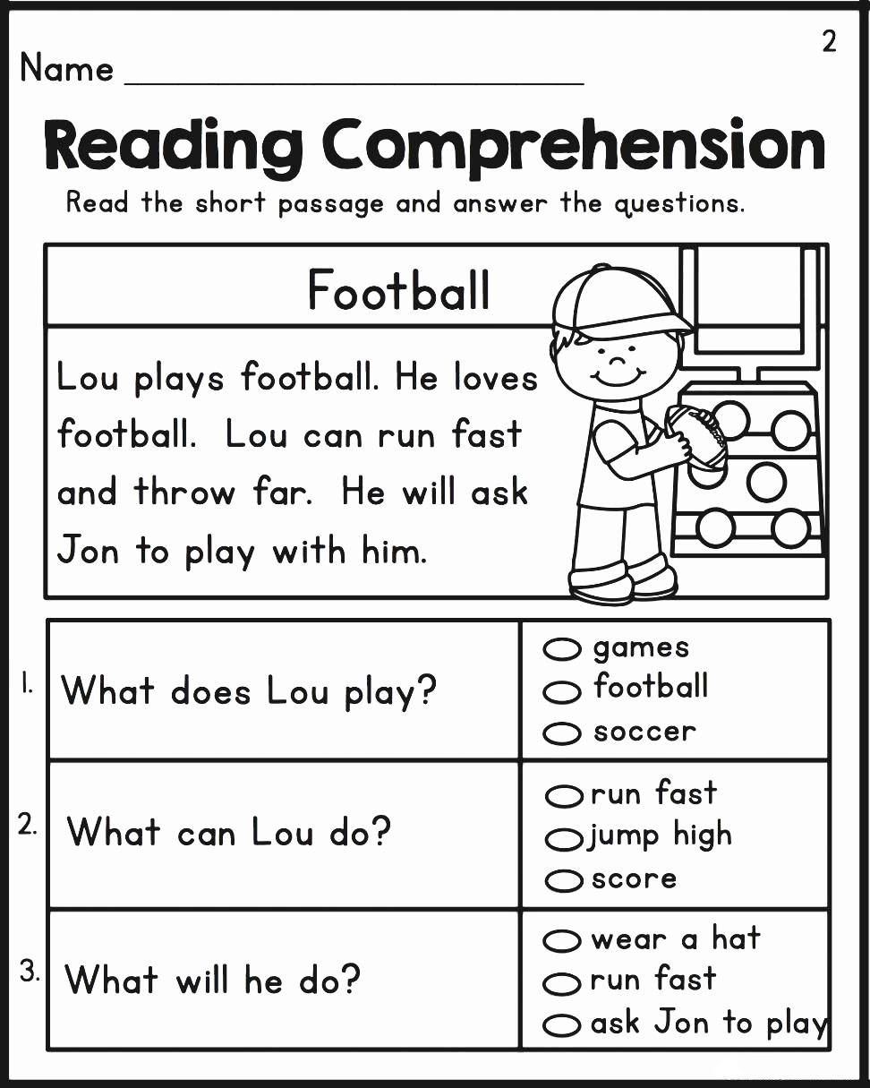 Free Printable Reading Worksheets For 2nd Grade