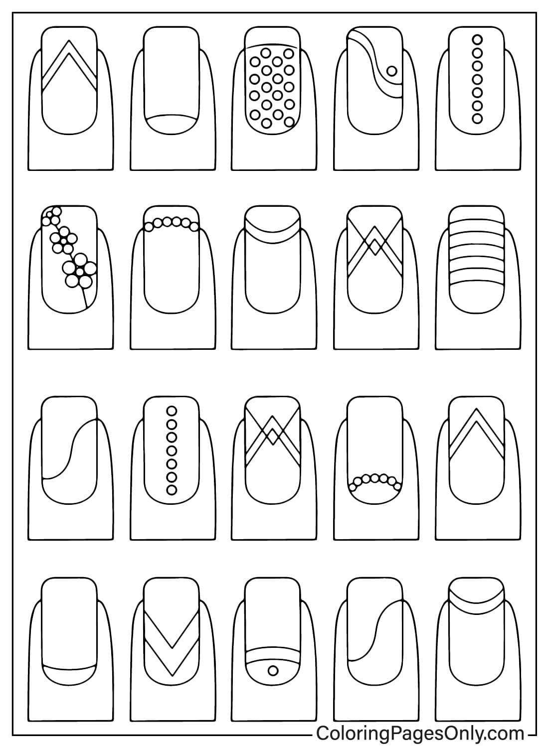 Free Printable Nail Art Designs