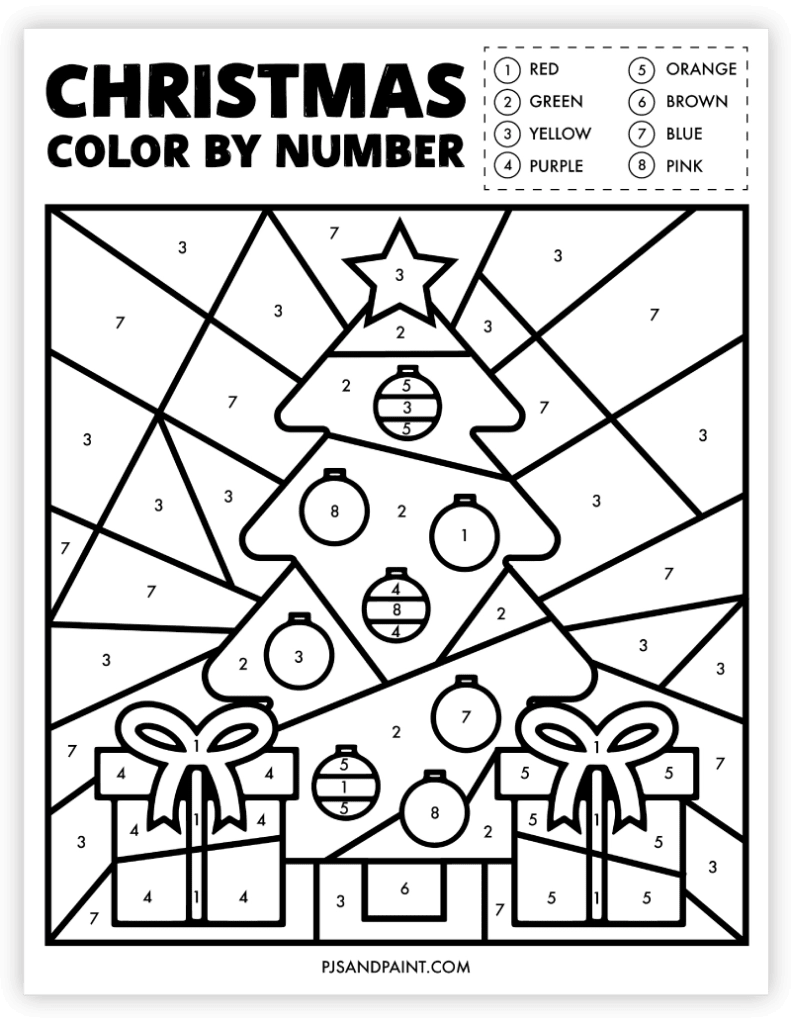 34 Free Printable Christmas Games And Activities Pjs And Paint
