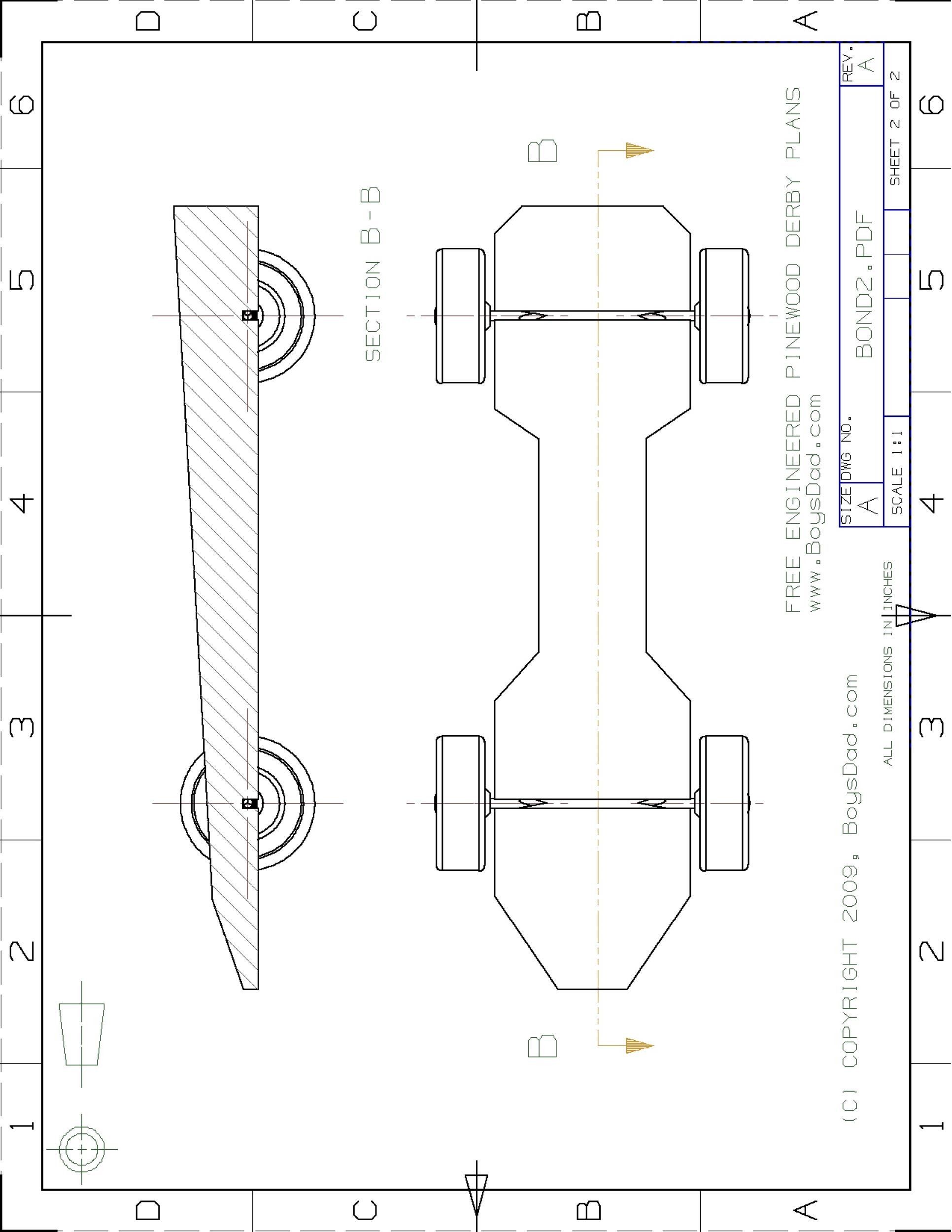 Pinewood Derby Car Designs Printable F1