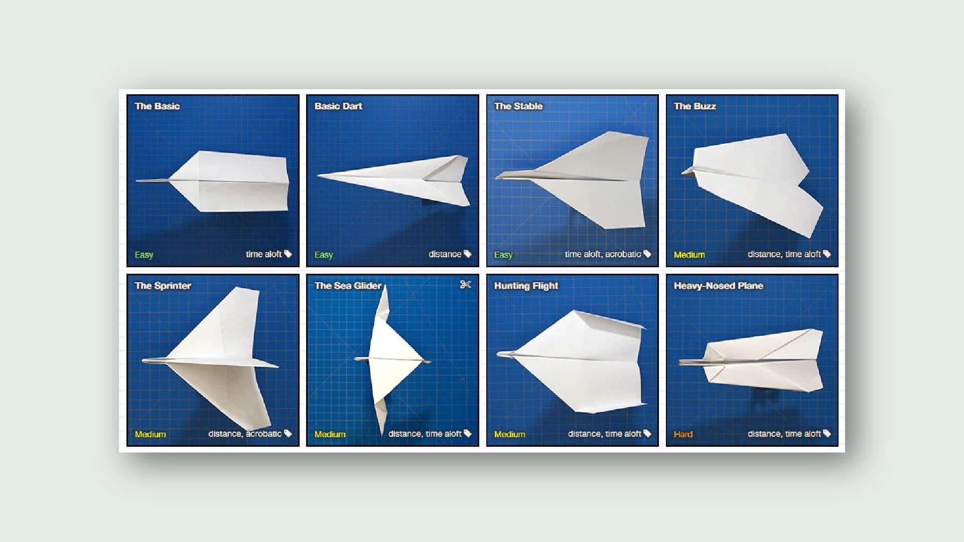 Paper Aeroplane Designs Printable