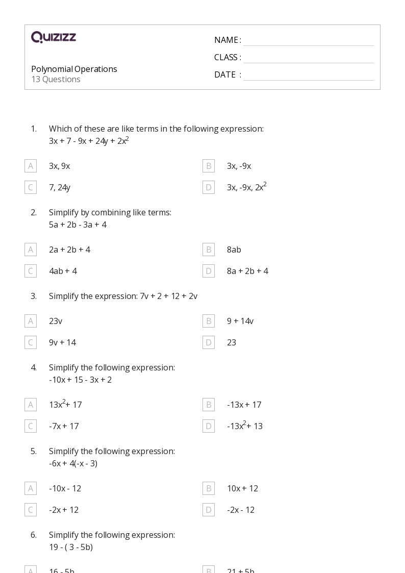 50 Grade 9 Worksheets On Quizizz Free amp Printable