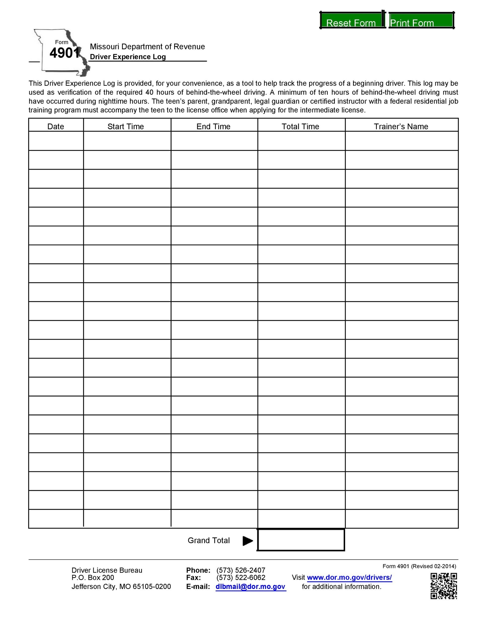 Printable Paper Logs
