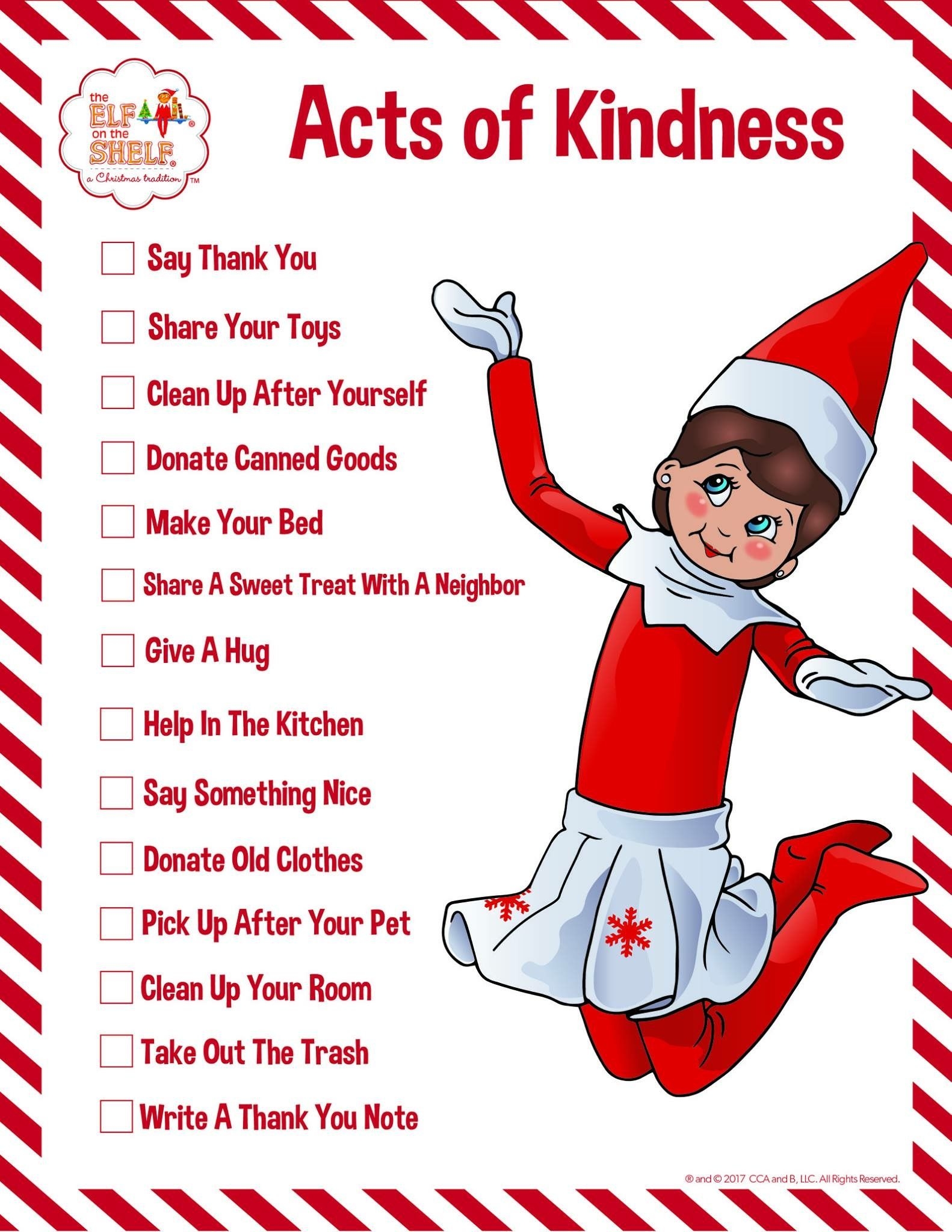Elf On The Shelf Printable Worksheets