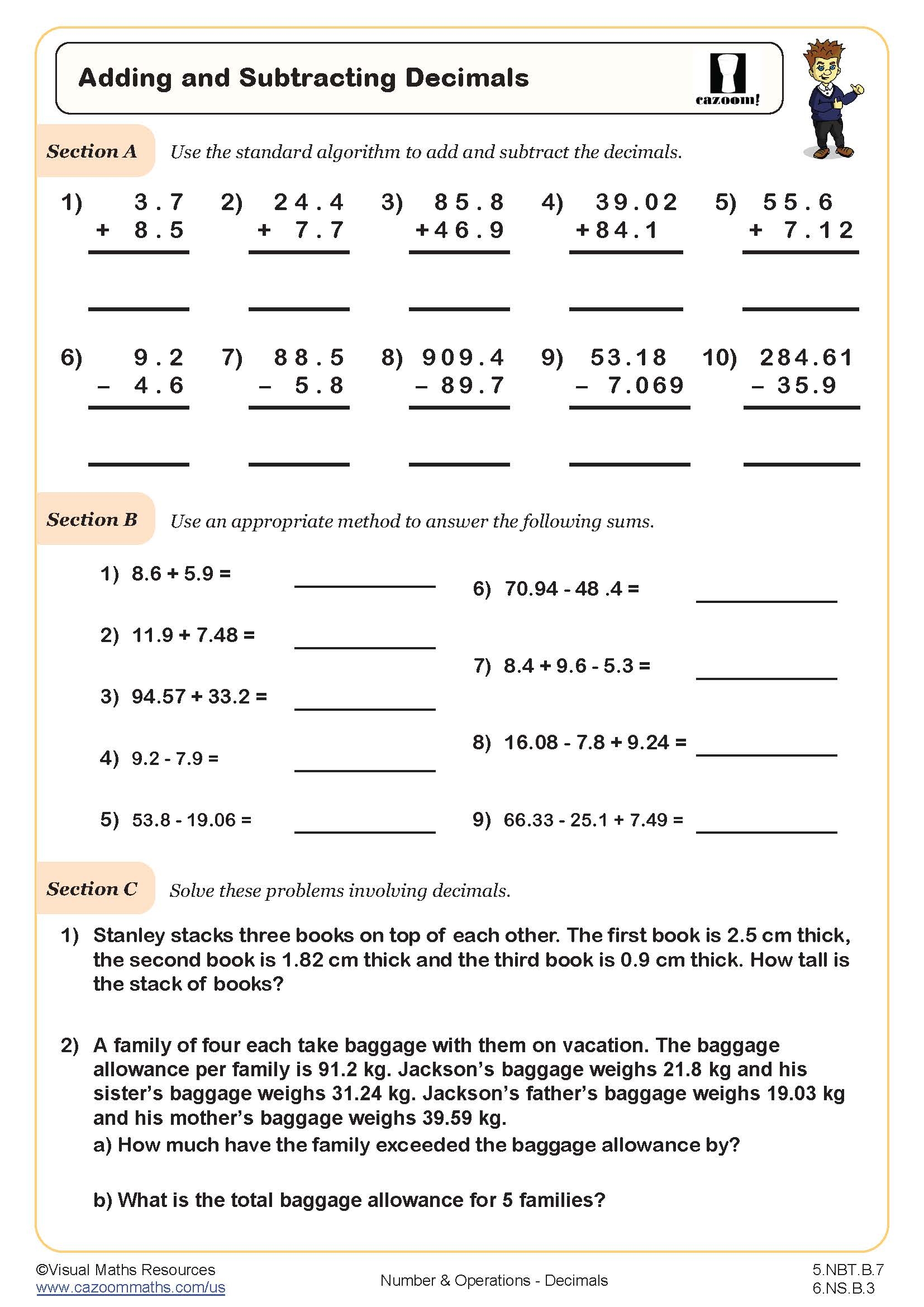 Free Printable 5th Grade Worksheets Pdf