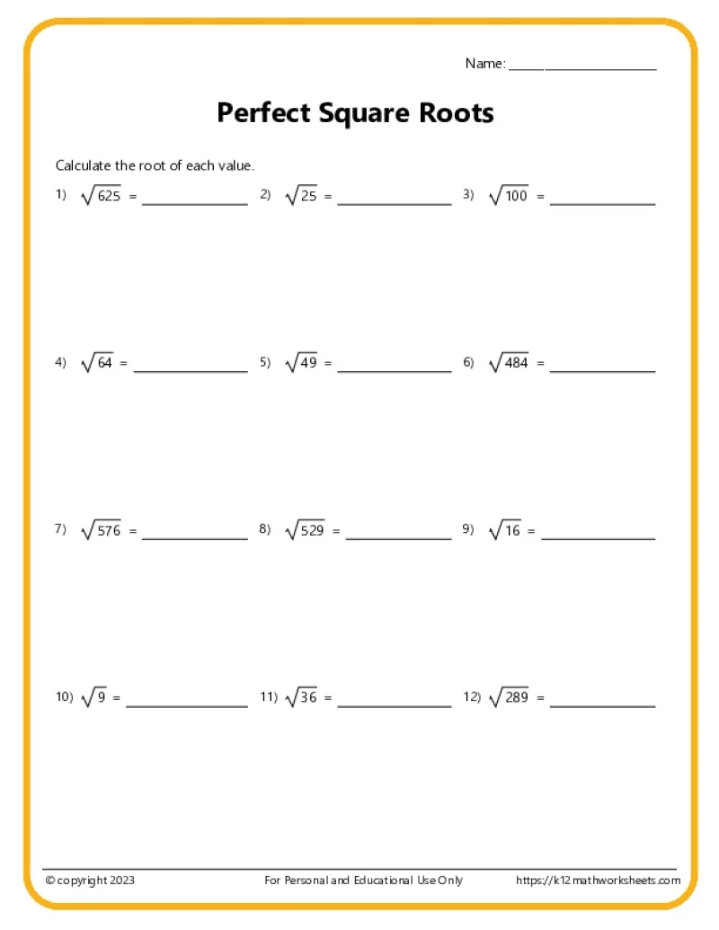 Printable Worksheets For Seventh Graders