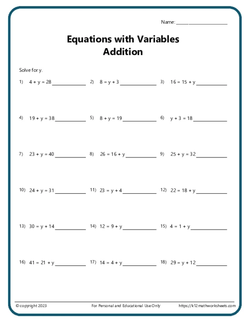 Free Printable Worksheets For 8th Graders