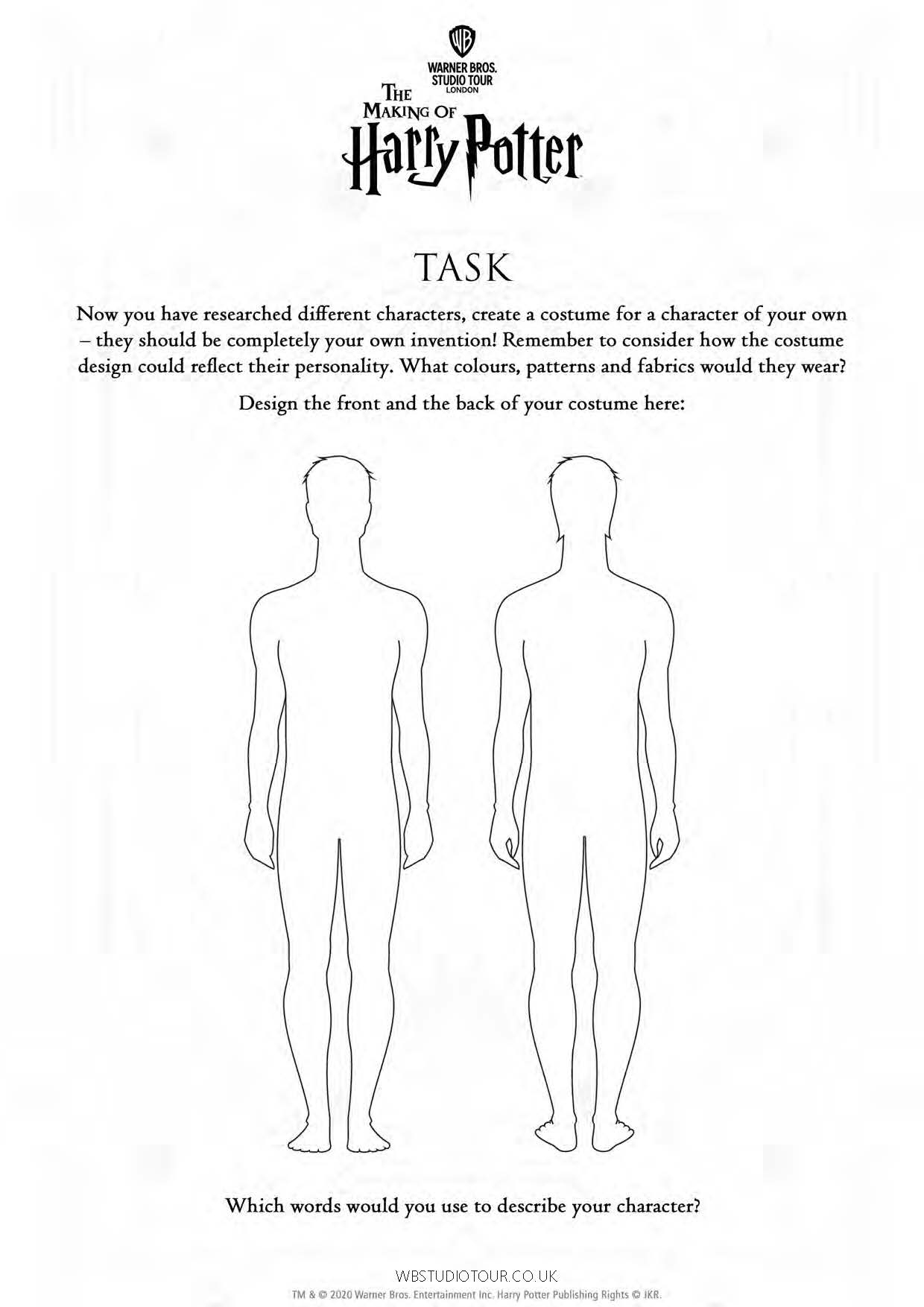 Printable Harry Potter Worksheets