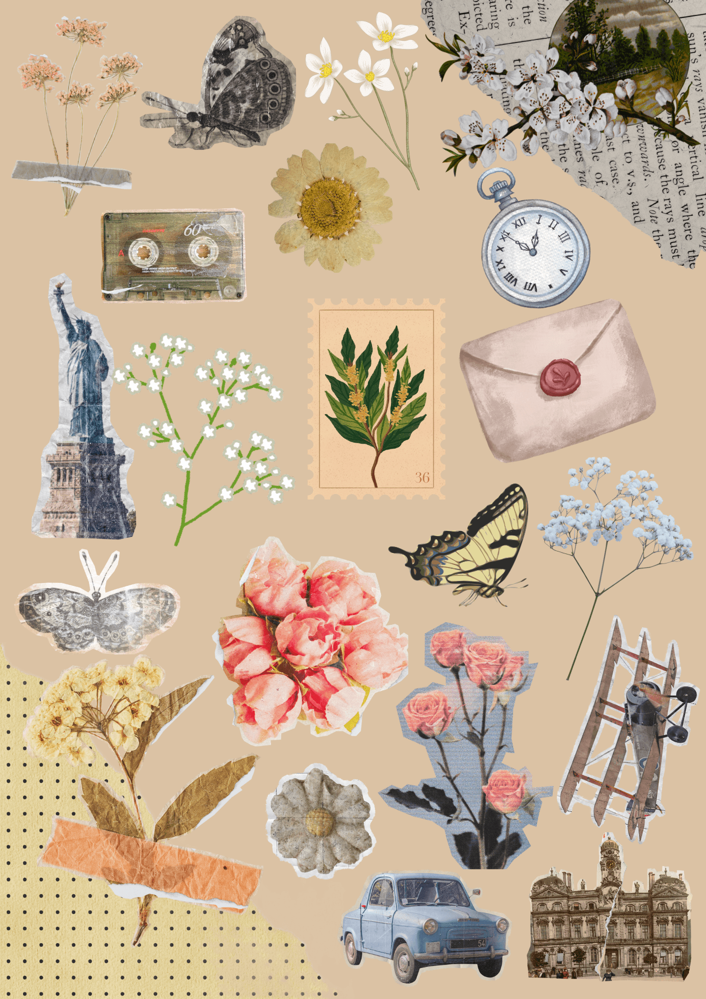 Aesthetics Ideas Scrapbook Stickers Printable Printable Stickers Aesthetic Stickers By Ansanoangel Raket PH