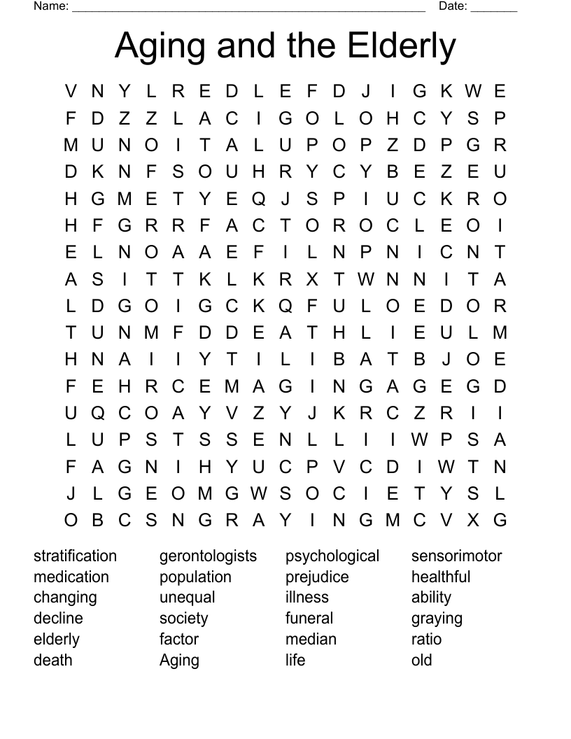 Printable Puzzles For The Elderly