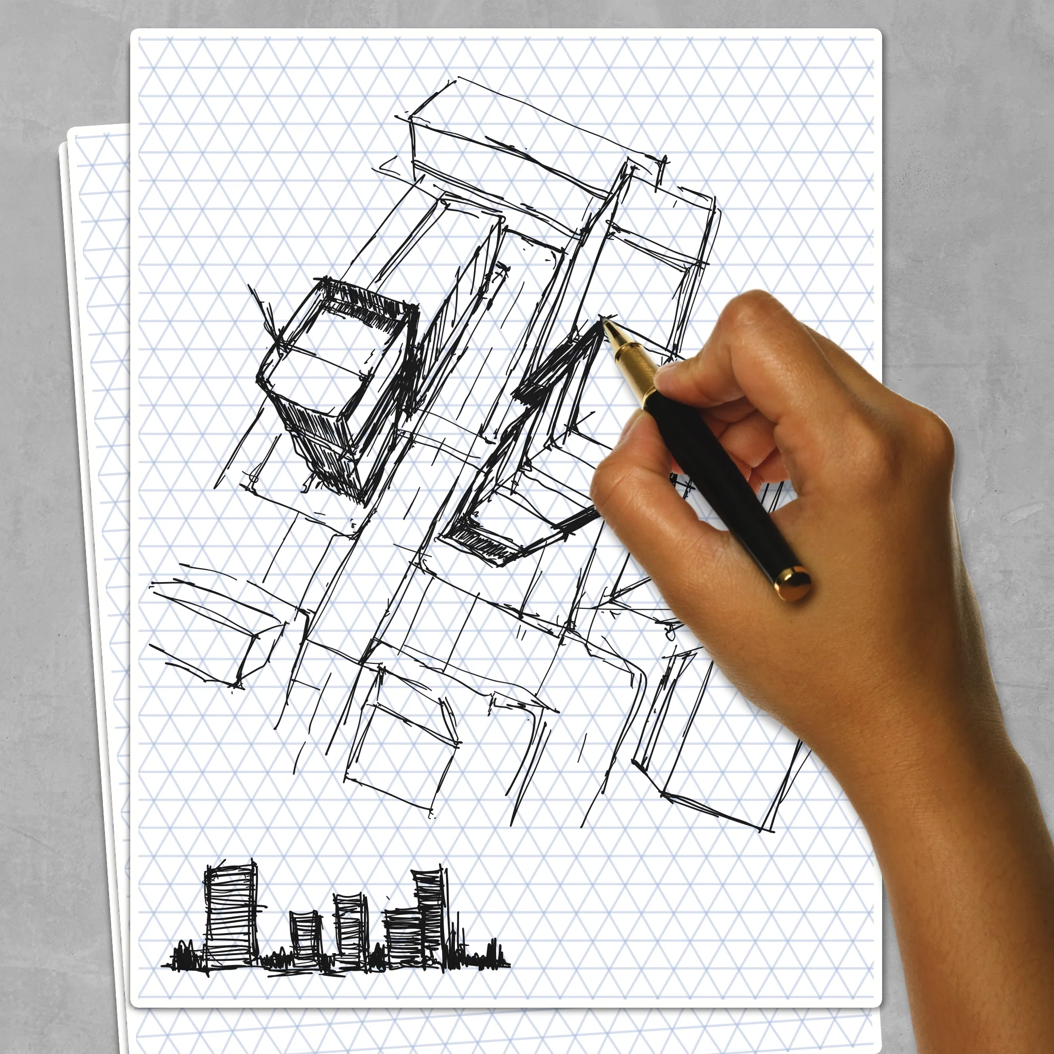 Alvin Isometric Grid Graph Paper Drawing amp Painting Paper 