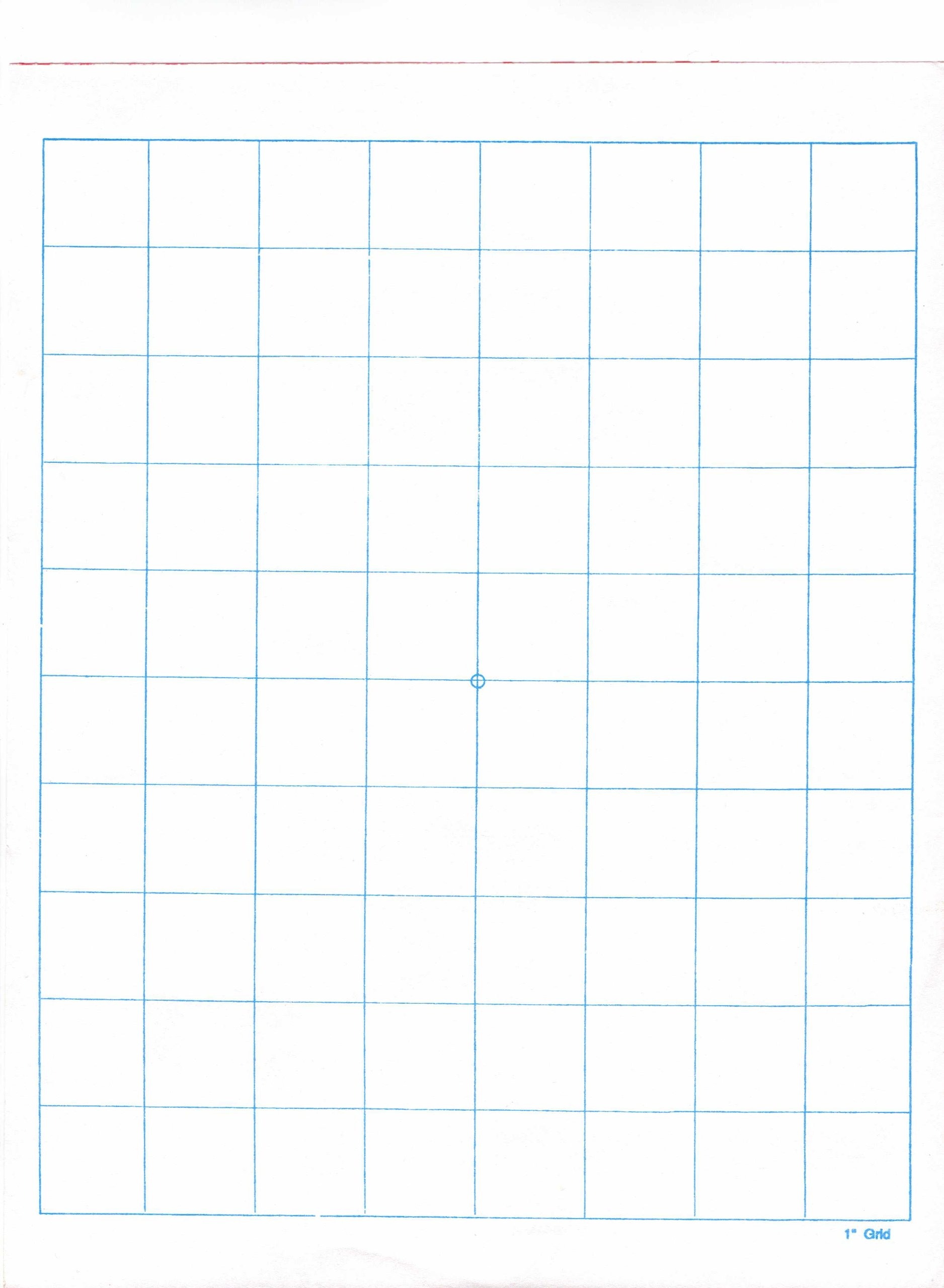 1 Inch Printable Graph Paper