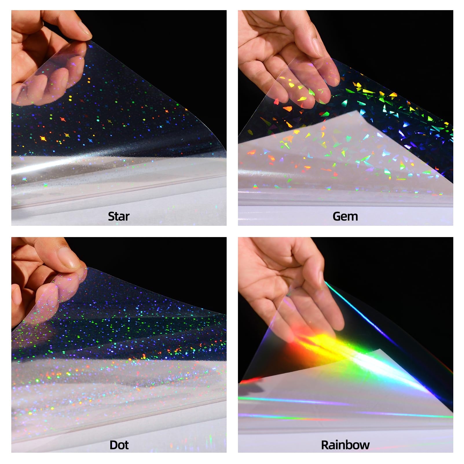 Transparent Holographic Sticker Paper