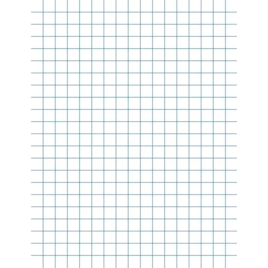 Amazon PAPER GRAPH 8 5X11 1 8 RULED SCHOOL SMART REAM 