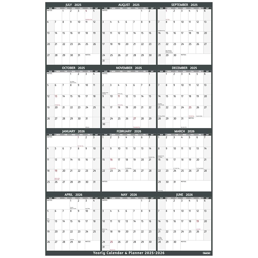 Printable 2025-2026 Calendar
