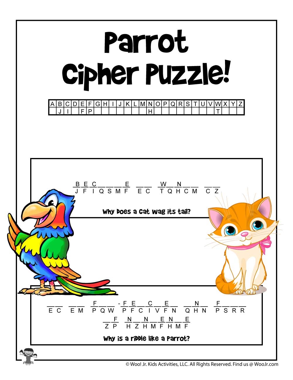 Cipher Puzzles Printable