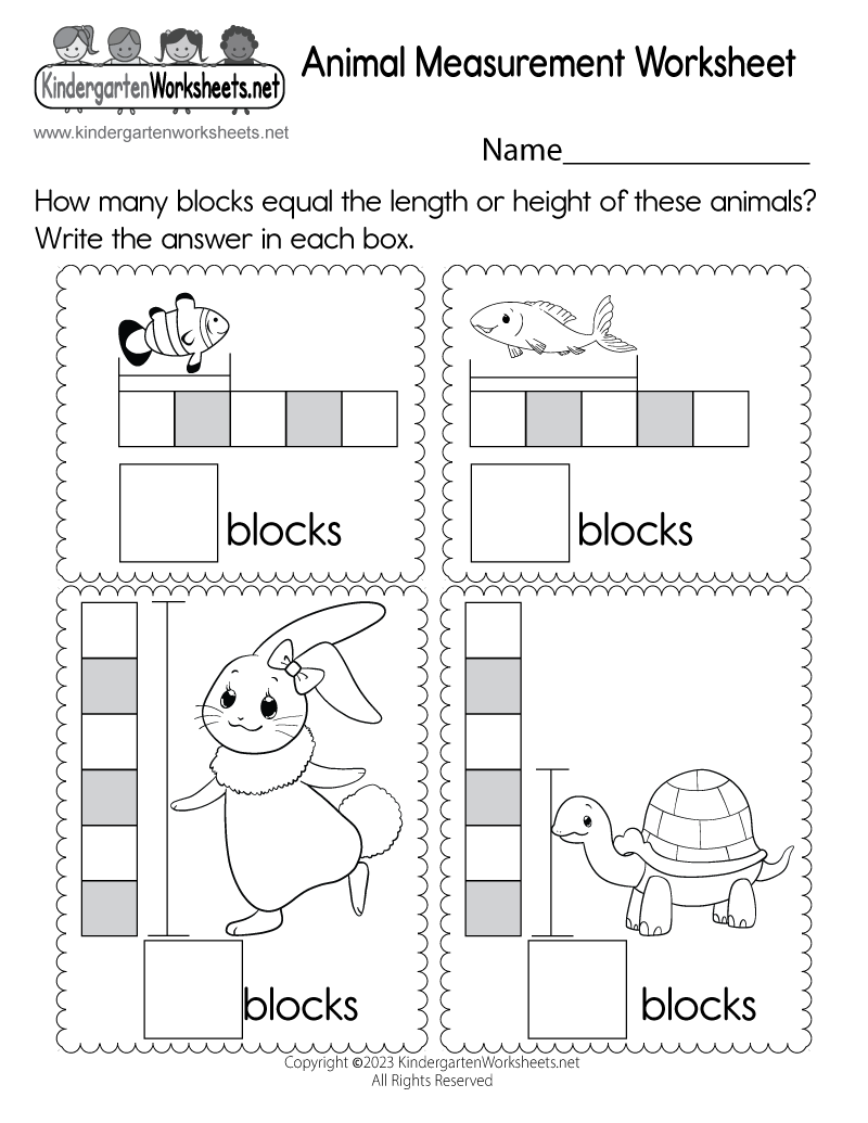Printable Kindergarten Worksheets Pdf