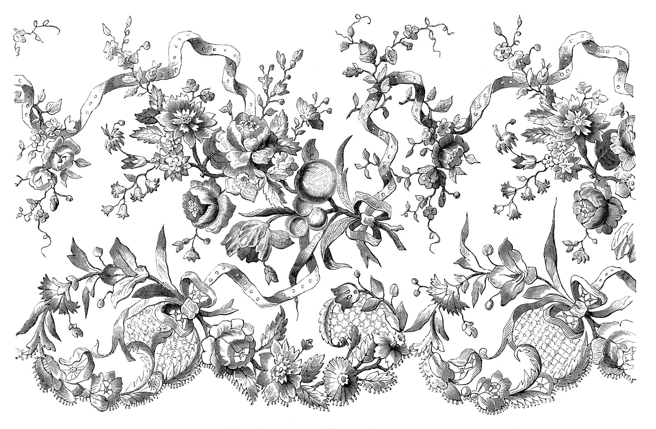 Lace Printable Design Patterns