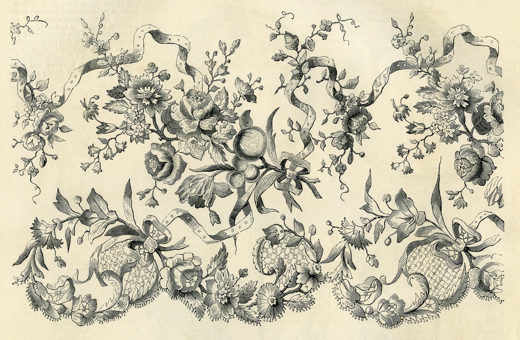 Antique Lace Pattern The Old Design Shop