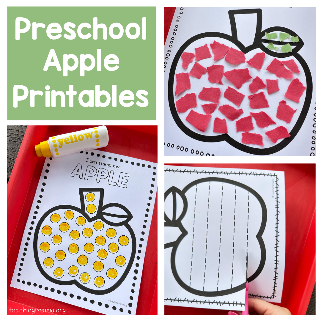 Free Printable Apple Worksheets