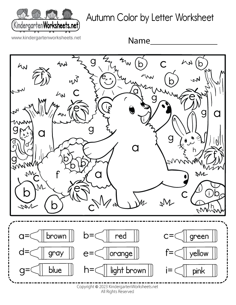 Free Printable Fall Worksheets Pdf