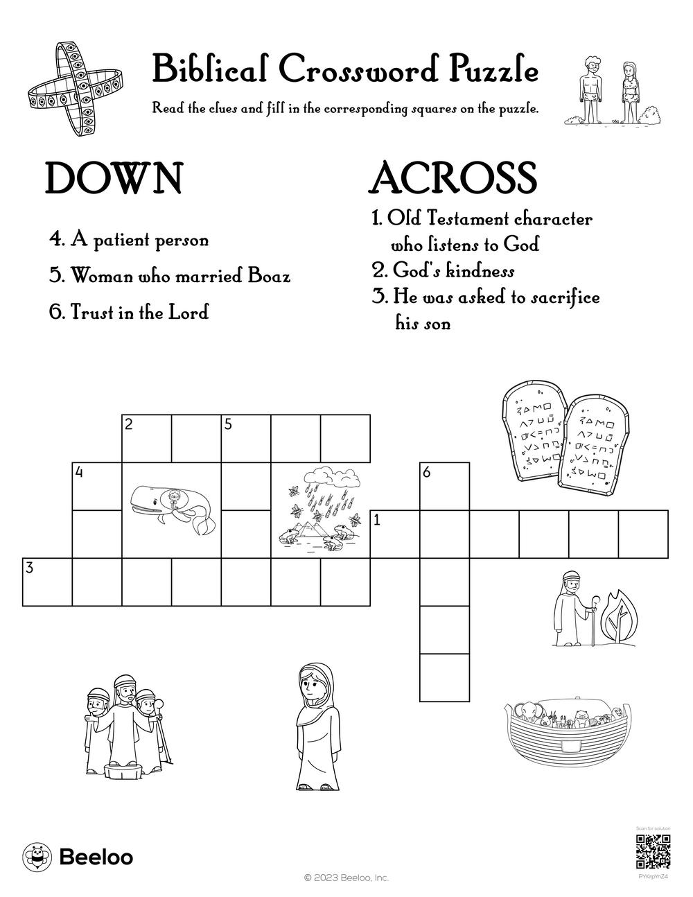 Biblical Puzzles Printable